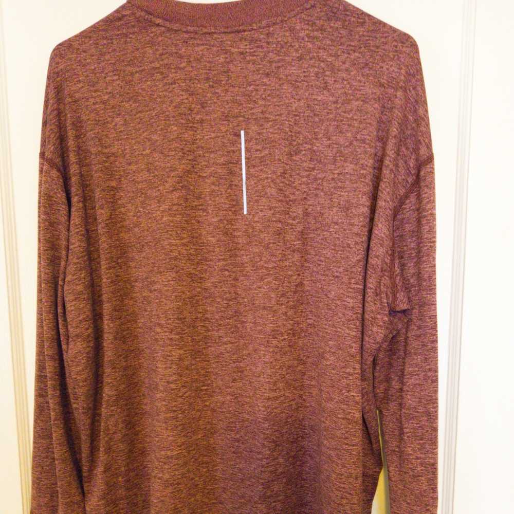 Nike Heathered Wine blended Color Mens XXL Running Shirt - Picture 5 of 8